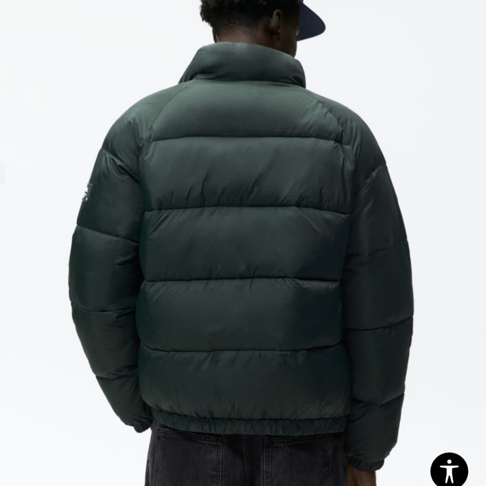 ZARA QUILTED PUFFER JACKET SIZE L - Picture 3 of 10